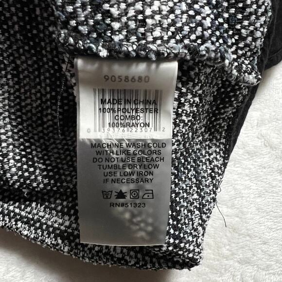 Vince Camuto Cowl Neck Mixed Media Layered Look Textured Sweater Size Small - Picture 9 of 12